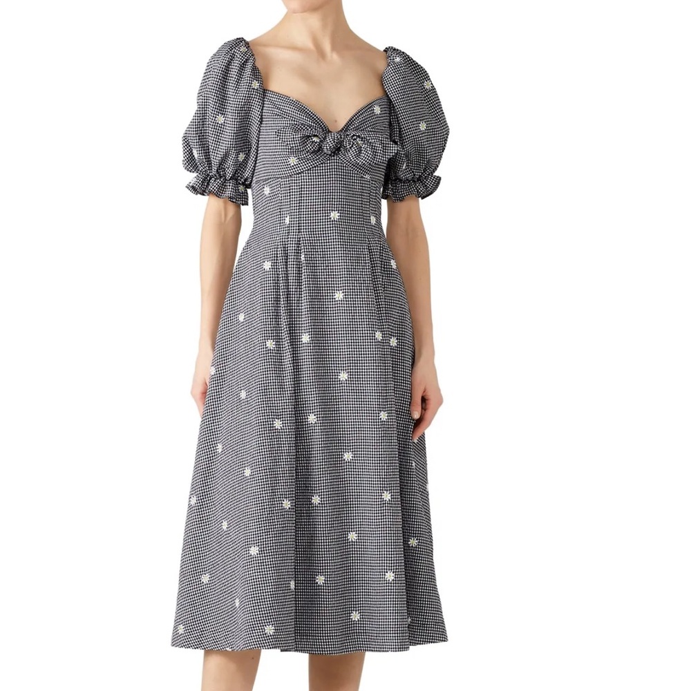Rejina Pyo Naomi Gingham Midi Dress